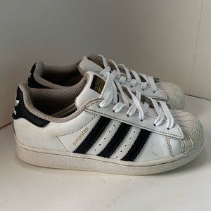 Adidas Superstar Kids size 12k white/black